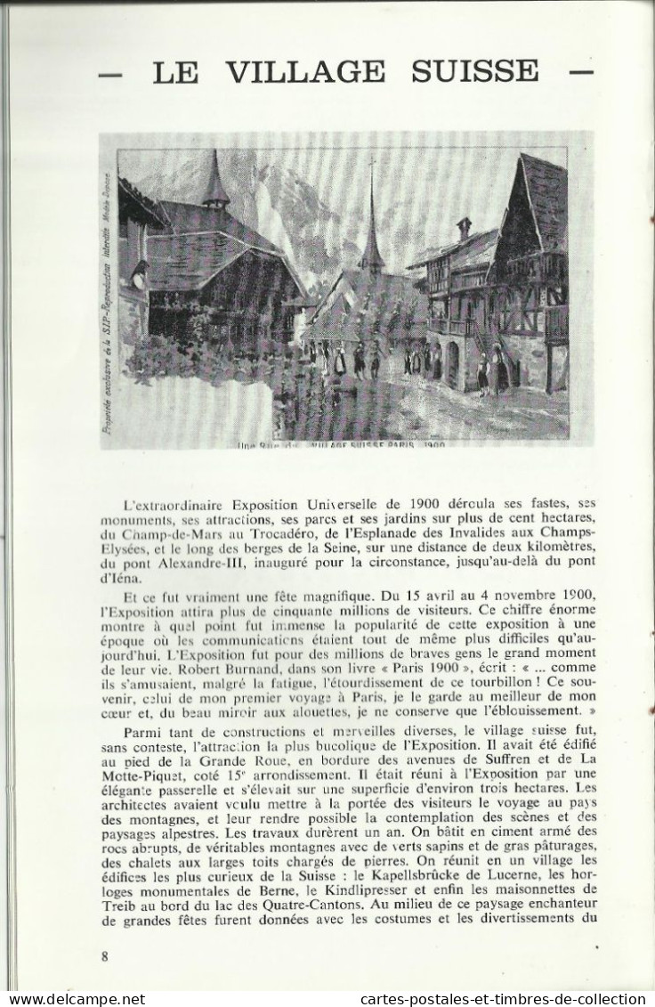 LE CARTOPHILE N°40 , Mars 1976 , LE VILLAGE SUISSE , LA FETE DES LOGES A SAINT GERMAIN EN LAYE , Etc... - Francese