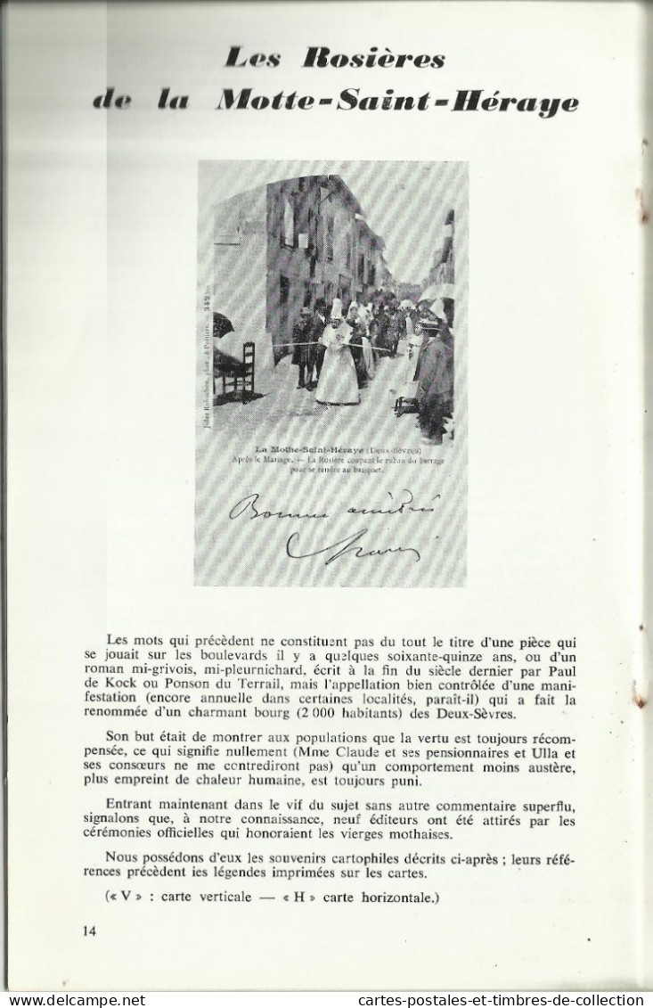 LE CARTOPHILE N°40 , Mars 1976 , LE VILLAGE SUISSE , LA FETE DES LOGES A SAINT GERMAIN EN LAYE , Etc... - Français