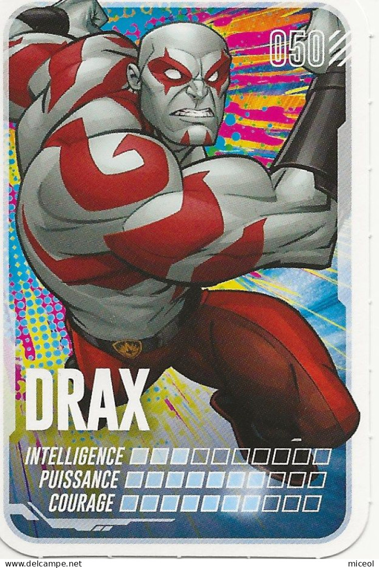 MARVEL - PARS EN MISSION - CARTE N°50  - DRAX - Marvel