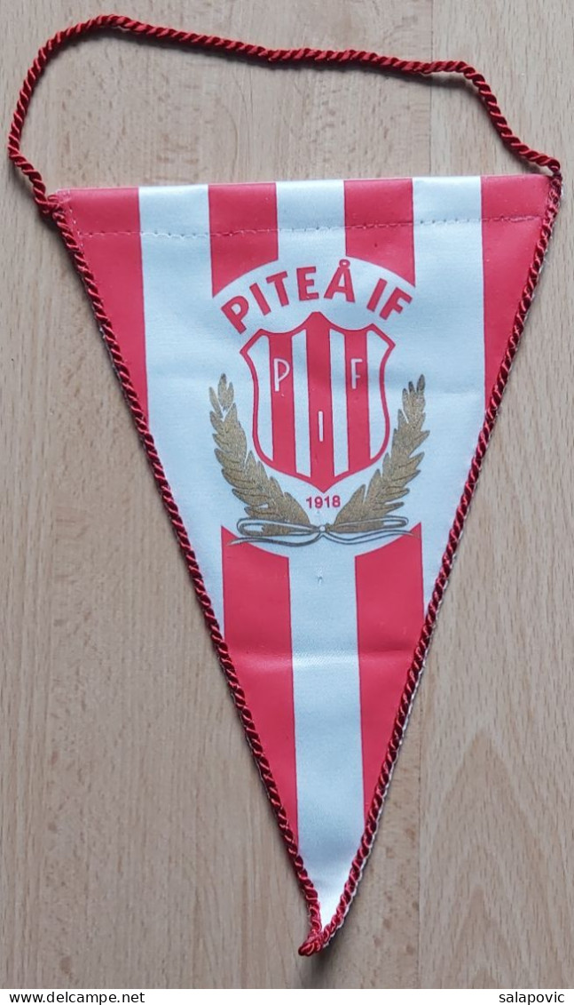 Piteå IF Sweden Football Soccer Club Fussball Calcio Futbol Futebol   PENNANT, SPORTS FLAG ZS 4/4 - Kleding, Souvenirs & Andere