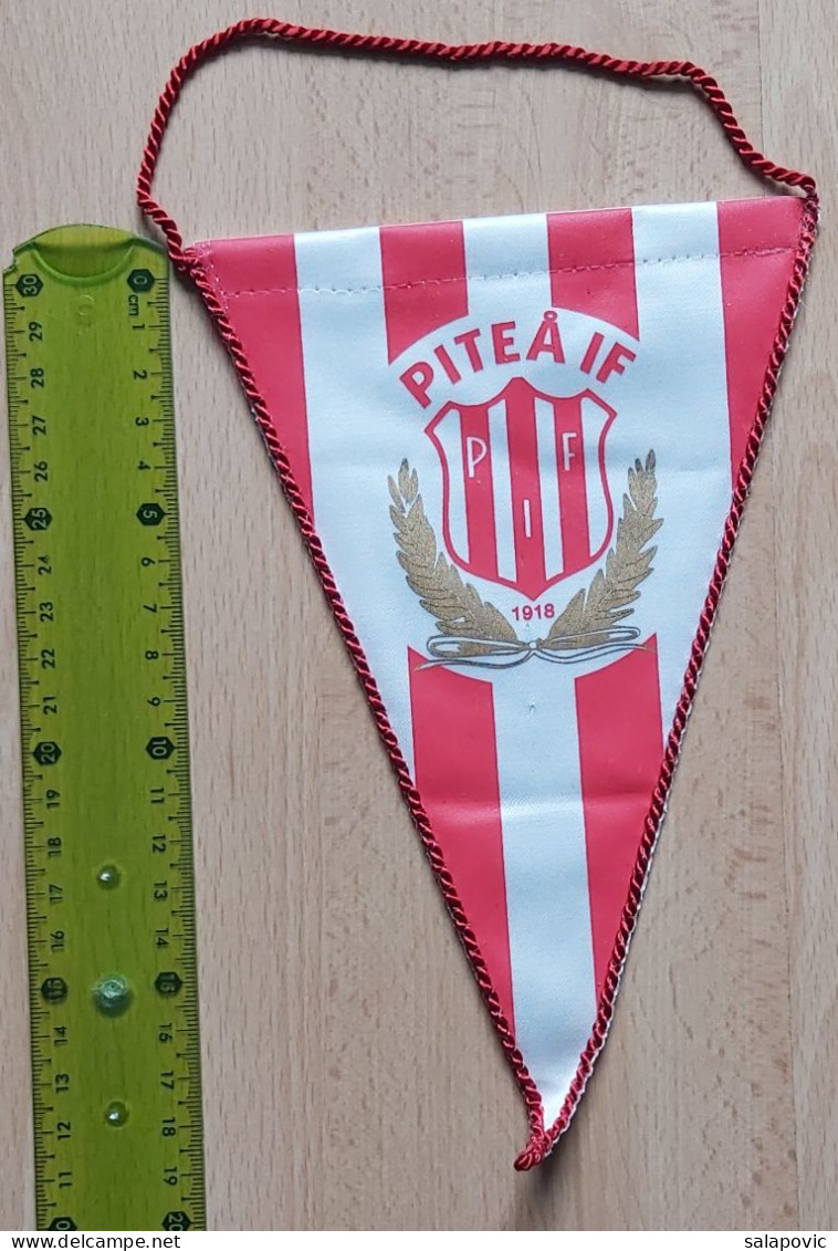 Piteå IF Sweden Football Soccer Club Fussball Calcio Futbol Futebol   PENNANT, SPORTS FLAG ZS 4/4 - Bekleidung, Souvenirs Und Sonstige