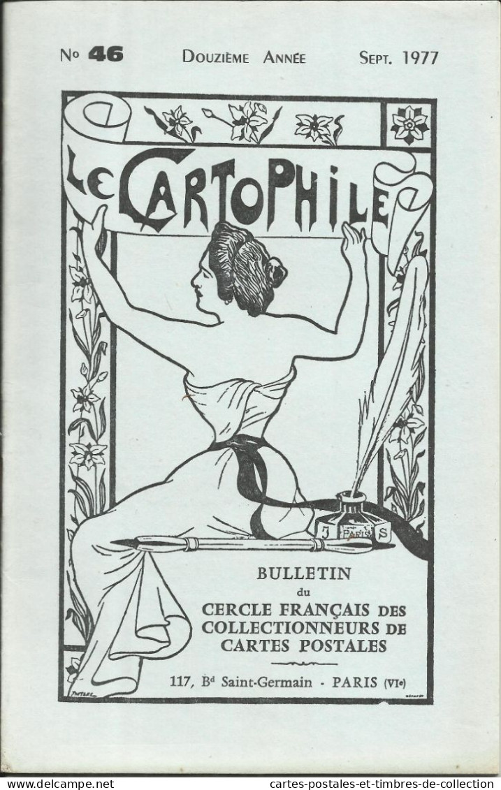 LE CARTOPHILE N°46 , Septembre 1977 , LES PASTORALES DU PAYS BASQUE , LES PETITS METIERS DE PARIS , Etc... - French