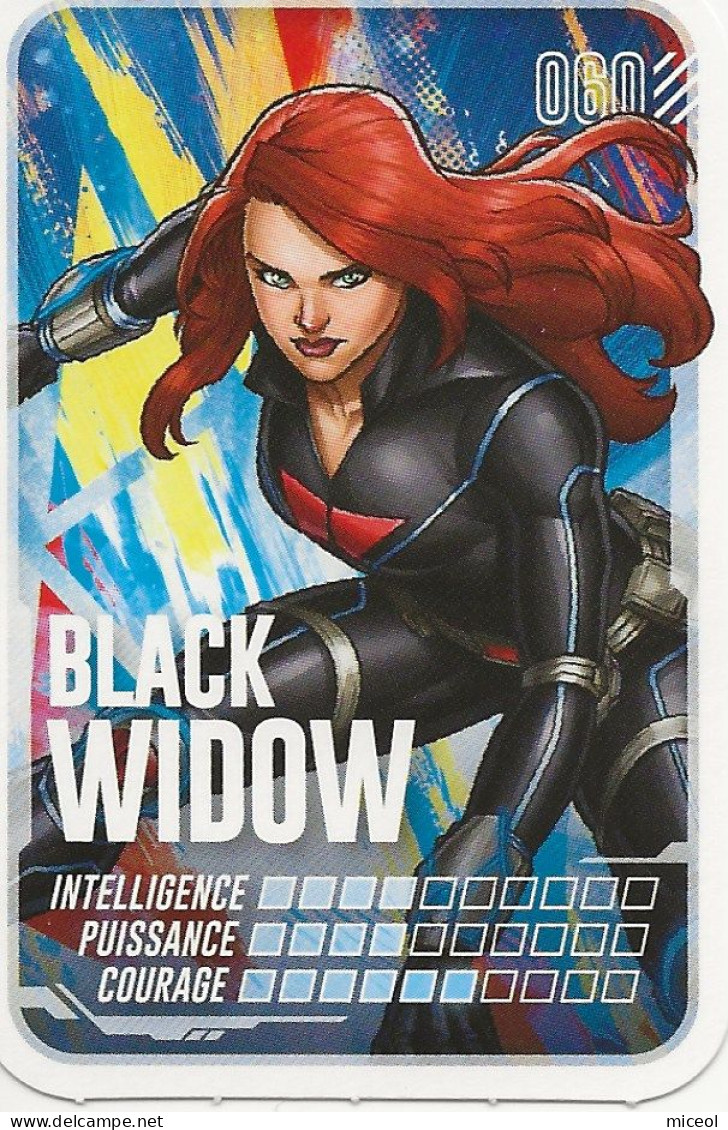 MARVEL - PARS EN MISSION - CARTE N°60  - BLACK WINDOW - Marvel