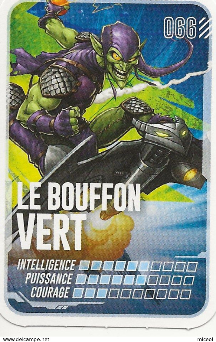 MARVEL - PARS EN MISSION - CARTE N°66  - LE BOUFFON VERT - Marvel