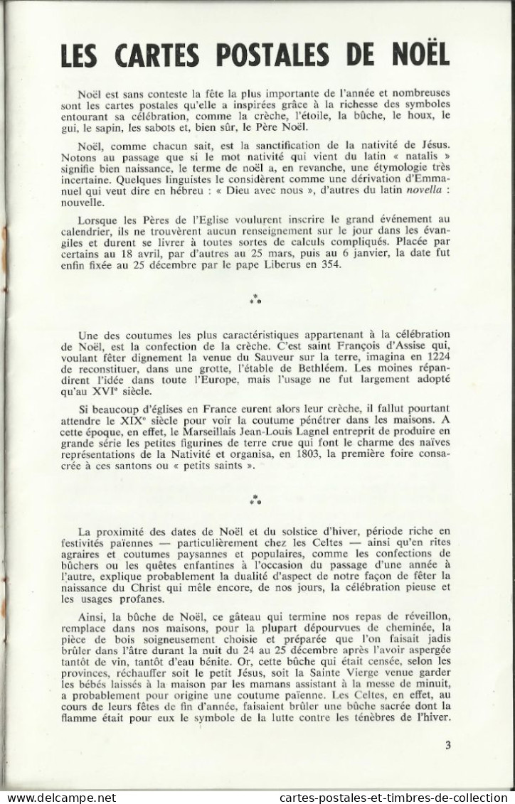 LE CARTOPHILE N°52 , Mars 1979 , PUB. JOB , CP DE NOEL , Gaston OUVRARD , LES PERSONNAGES TYPES CP  DE TUNISIE , Etc... - Francés