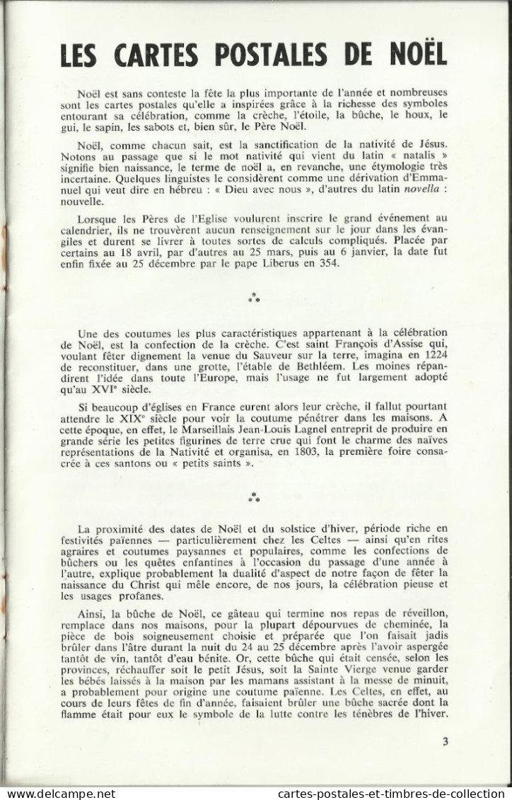 LE CARTOPHILE N°52 , Mars 1979 , PUB. JOB , CP DE NOEL , Gaston OUVRARD , LES PERSONNAGES TYPES CP  DE TUNISIE , Etc... - Francese