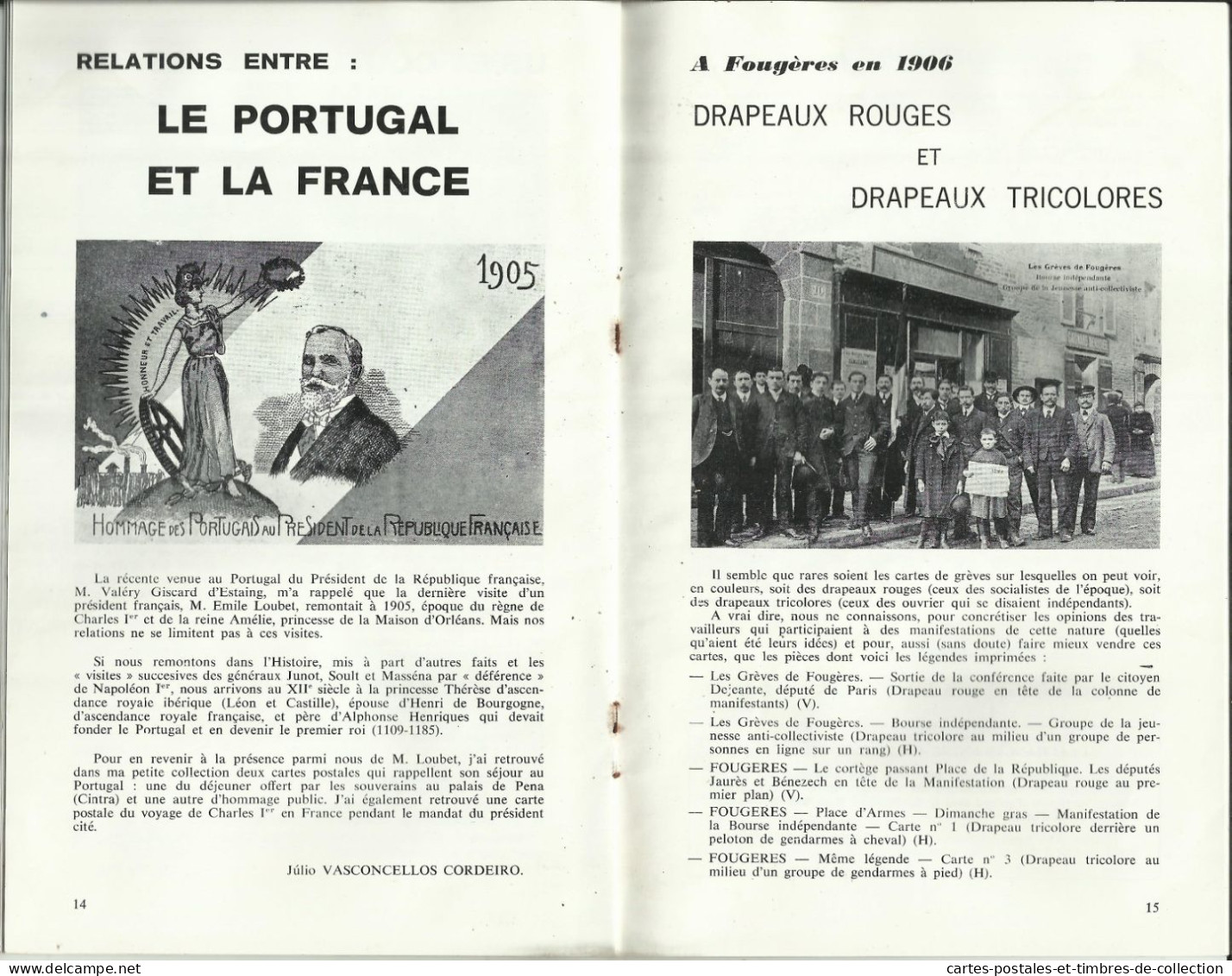 LE CARTOPHILE N°52 , Mars 1979 , PUB. JOB , CP DE NOEL , Gaston OUVRARD , LES PERSONNAGES TYPES CP  DE TUNISIE , etc...