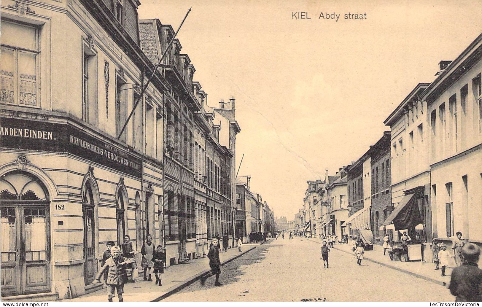 Allemagne - Kiel - Abdy Straat - Edit. Van Der Stappen - Publicité Huis Laurent - Carte Postale Ancienne - Kiel