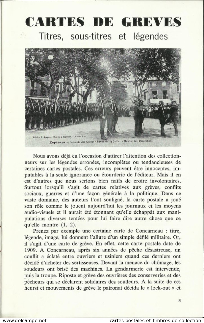 LE CARTOPHILE N°57 , Juin 1980, QUARTIER ST GERMAIN DES PRES , CARTES DE GREVES , JUDAICA , WASSY L'ARBRE BOSSU , Etc... - French