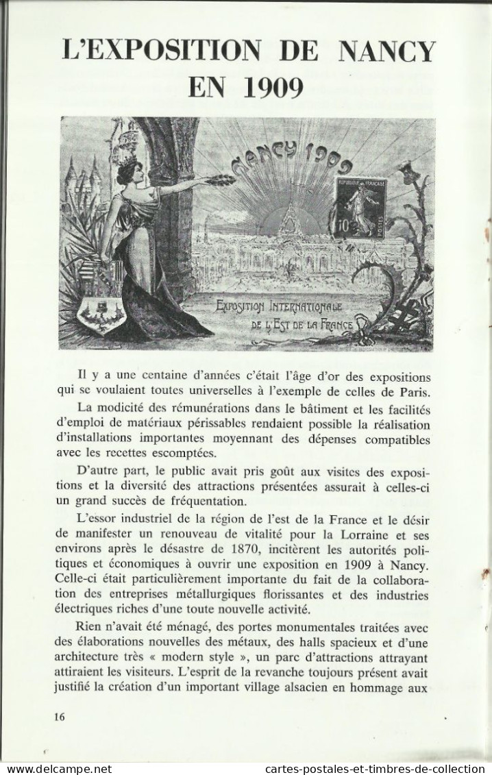 LE CARTOPHILE N°58 , Septembre 1980, TERRES-NEUVAS &ISLANDAIS LES LABOUREURS DE LA MER , EXPO DE NANCY EN 1909 , Etc... - Französisch