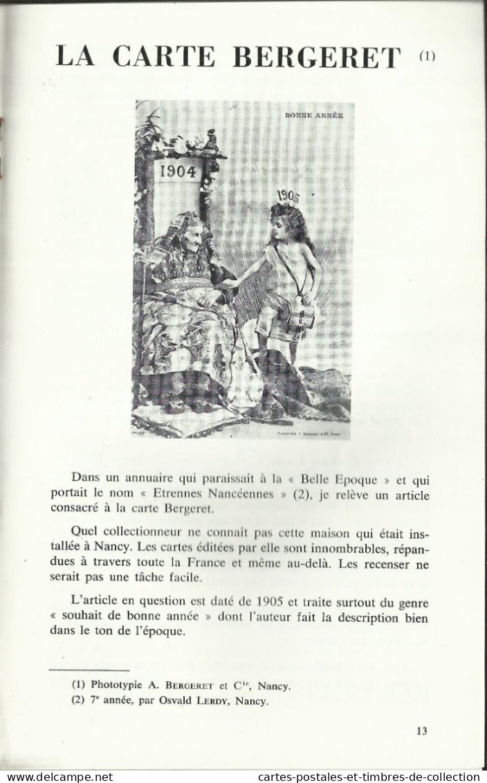 LE CARTOPHILE N°59 , Décembre 1980, LES LAVANDIERES , LA CARTE BERGERET , LES FONTAINES WALLACE , Etc... - Französisch