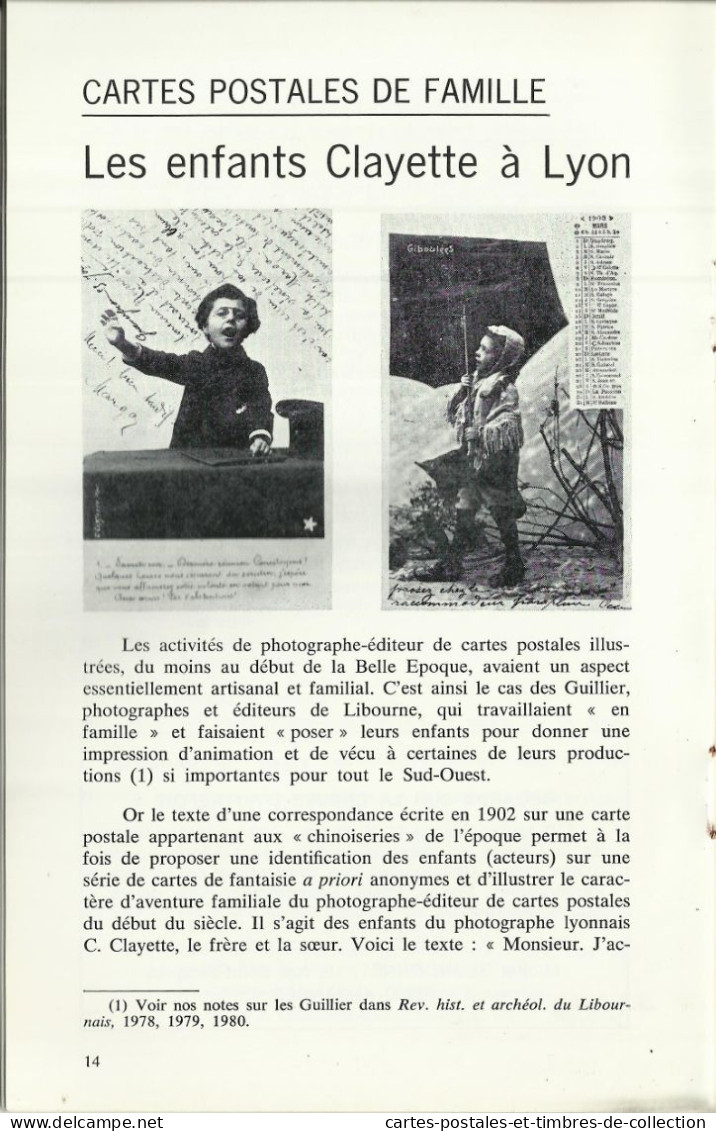 LE CARTOPHILE N°60 , Mars 1981 , LES ACCIDENTS DE LA COURSE PARIS-MADRID (1903) , LA CAMARGUE , Etc... - Französisch