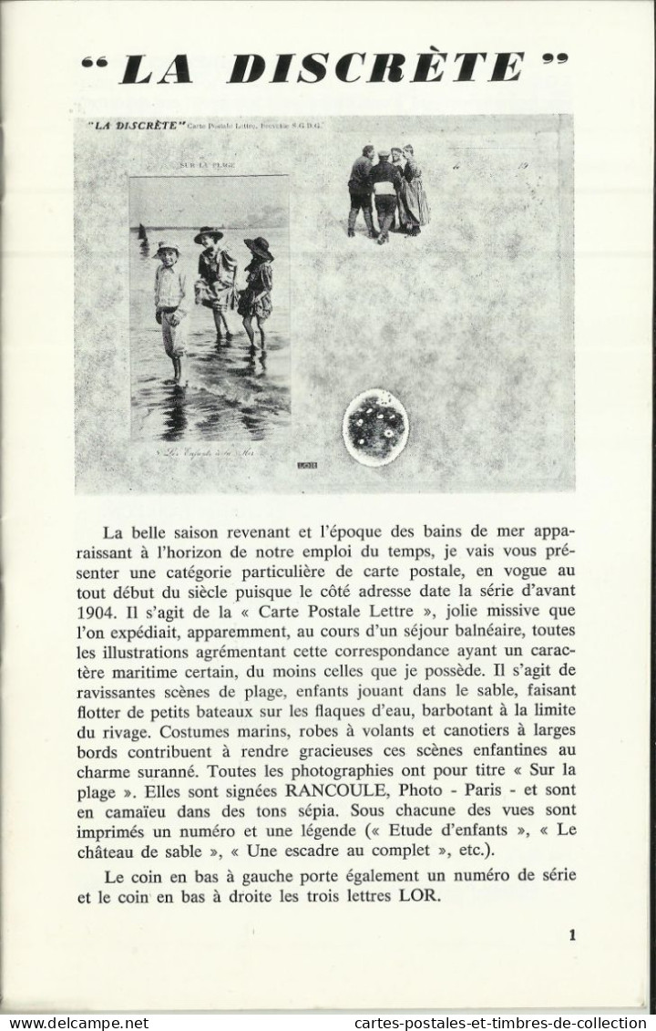 LE CARTOPHILE N°61 , Juin 1981 , LE CARTOSCOPE , SAINT BRIAC SUR MER ( 35 ) , MADAME DELAIT , Etc... - Francese