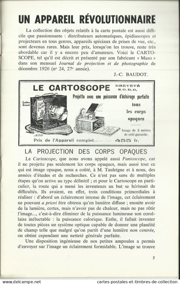 LE CARTOPHILE N°61 , Juin 1981 , LE CARTOSCOPE , SAINT BRIAC SUR MER ( 35 ) , MADAME DELAIT , Etc... - Francés