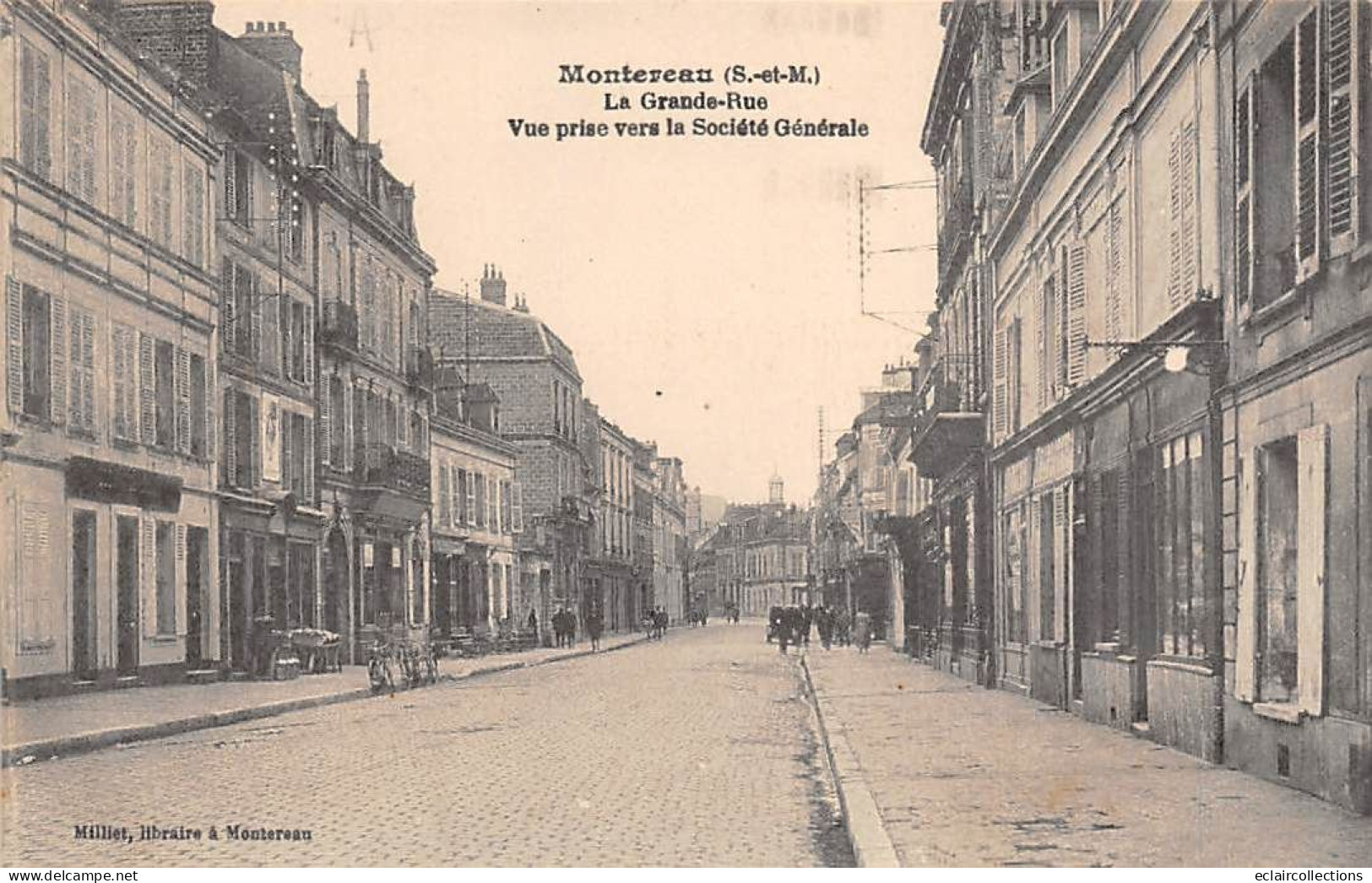 Montereau          77       La Grande Rue      (voir Scan) - Montereau