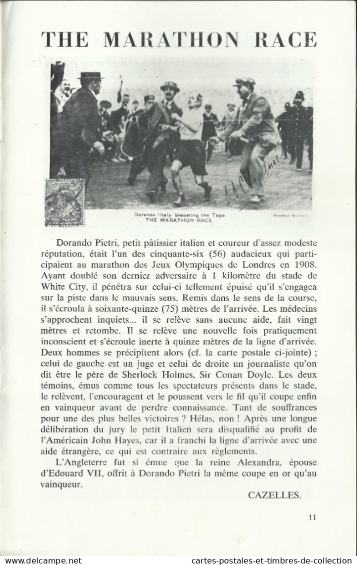 LE CARTOPHILE N°63 , Décembre 1981 , LES VOITURES POSTALES SUISSES , LA JOUTE , THE MARATHON RACE , Etc... - Französisch