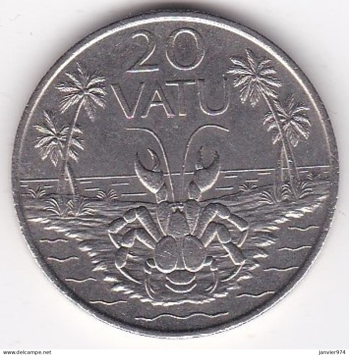 Vanuatu 20 Vatu 1990 , En Cupro Nickel , KM# 7 - Vanuatu