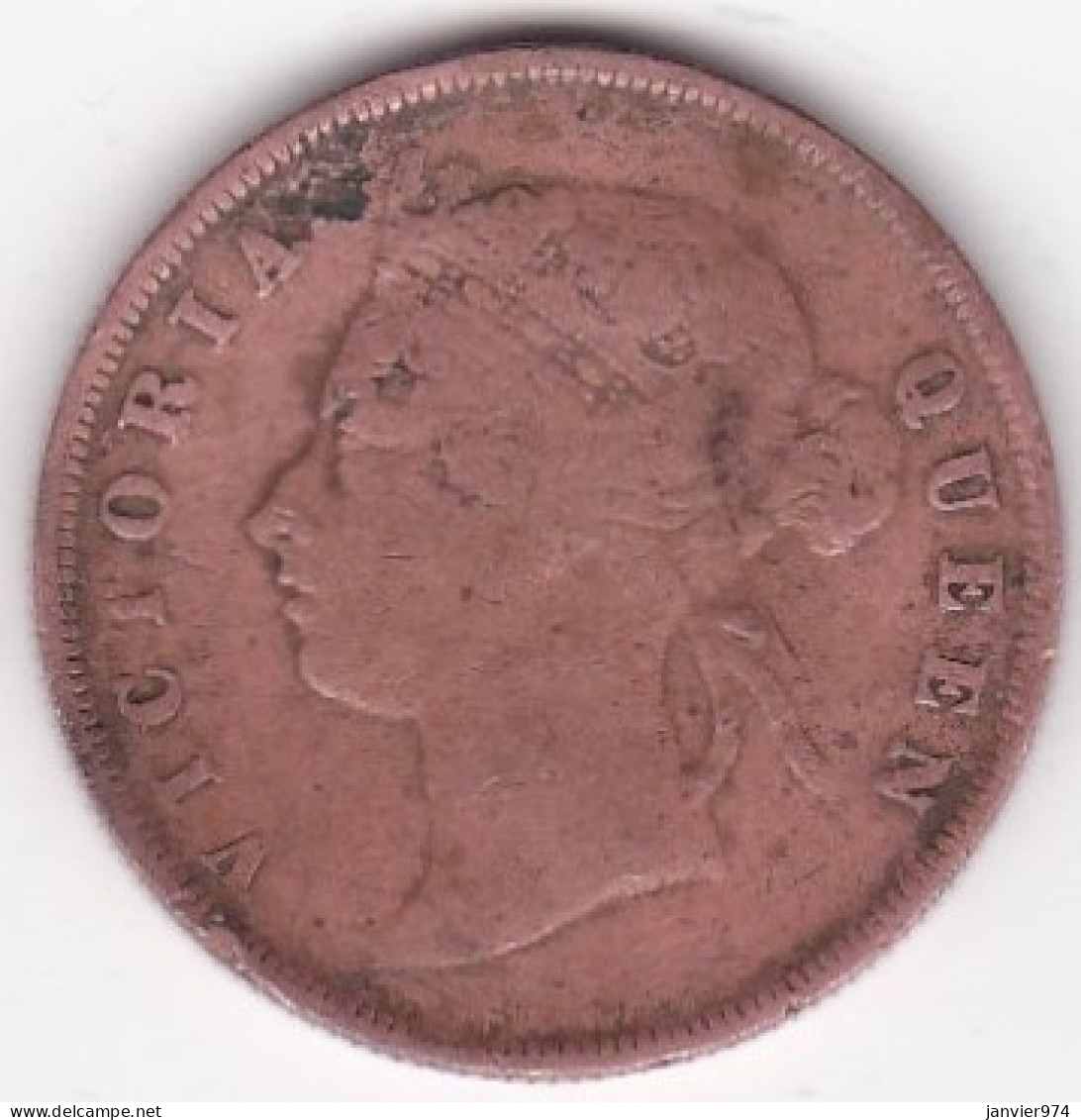 Straits Settlements , 1 Cent 1891 . Victoria. En Bronze. KM# 16 - Maleisië