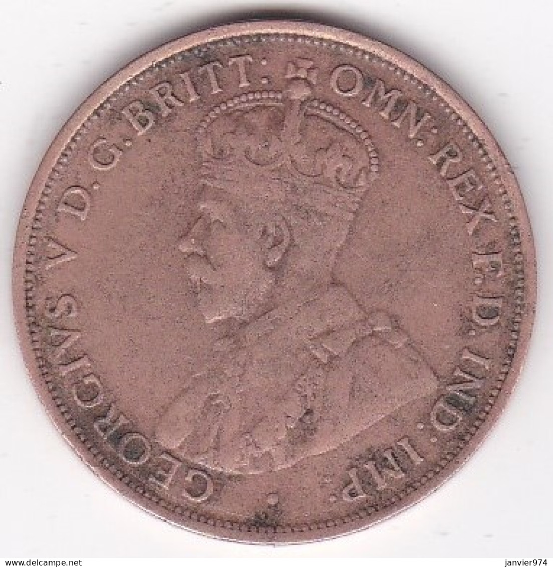 Australie 1 Penny 1913, George V. En Bronze,  KM# 23 - Penny