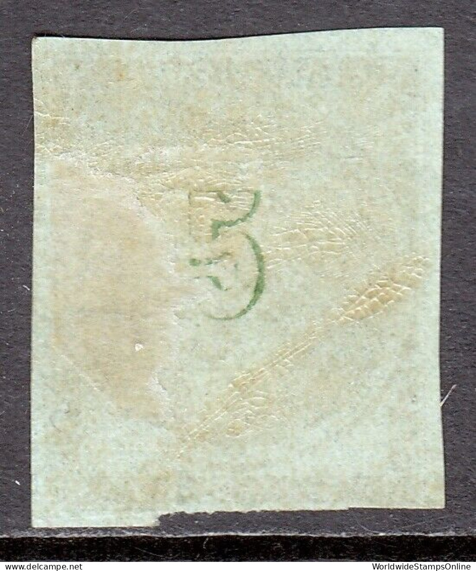 GREECE — SCOTT 11a — 1861 5L HERMES, ATHENS PRINT, COARSE IMP. — MH — SCV $375 - Nuovi