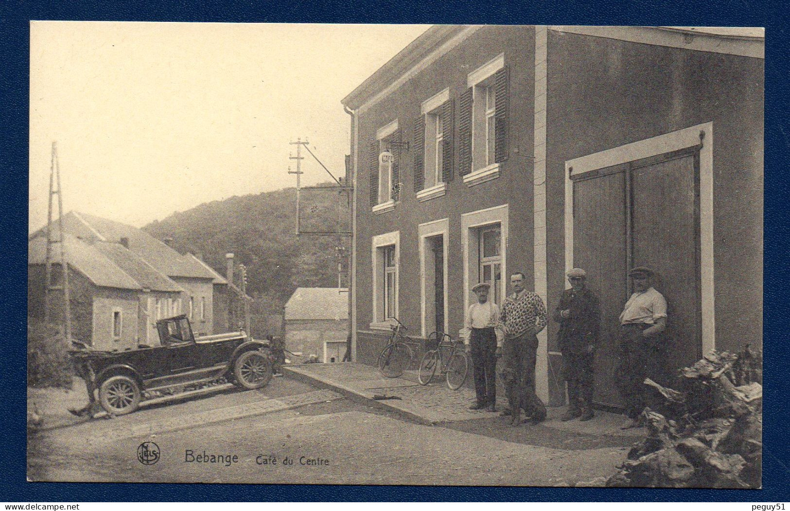 Bébange ( Habergy-Messancy). Café Du Centre. Décapotable Années 30. - Messancy