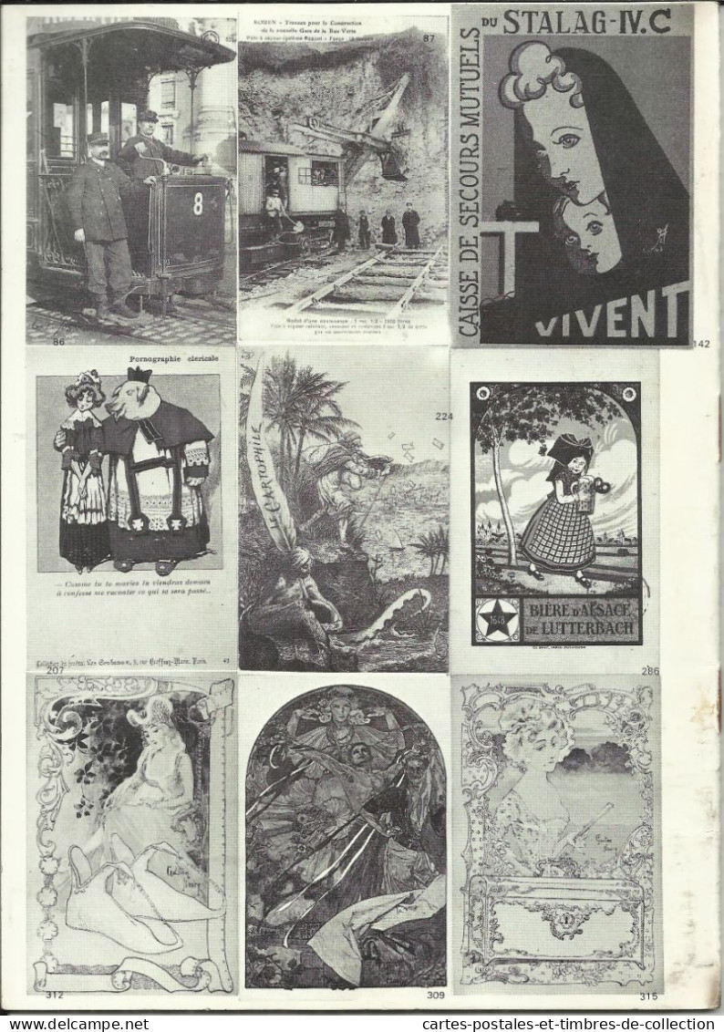 Catalogue De La 10 Vente Aux Enchères Publique à Vesoul , Spécialisée De CARTES POSTALES , Mai 1980 - Francese