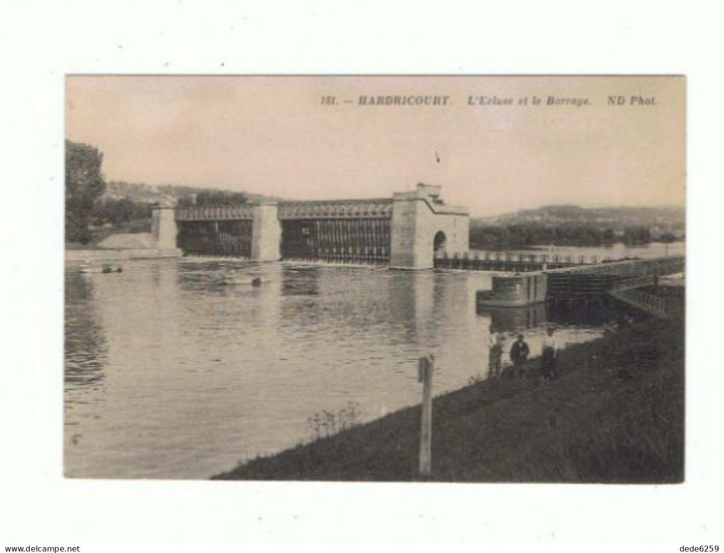 78_HARDRICOURT_l'ecluse Et Le Barrage - Hardricourt