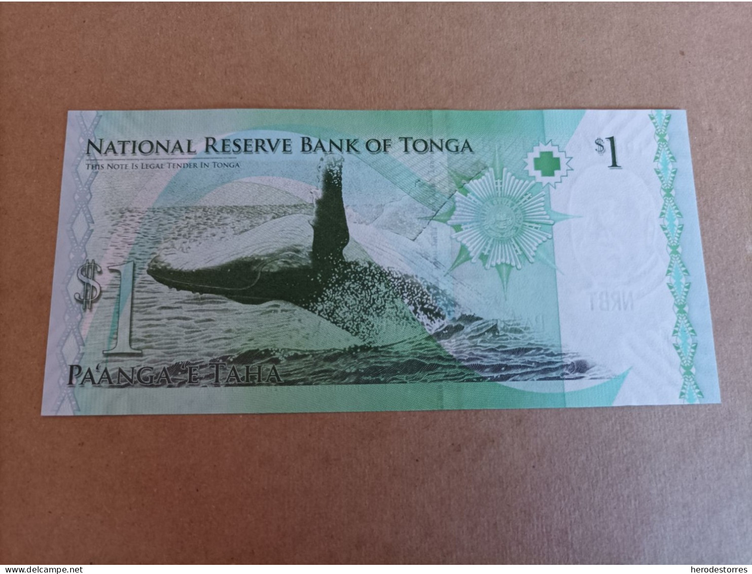 Billete De Tonga (Oceanía) De 1 Paanga, Año 2009, UNC - Tonga