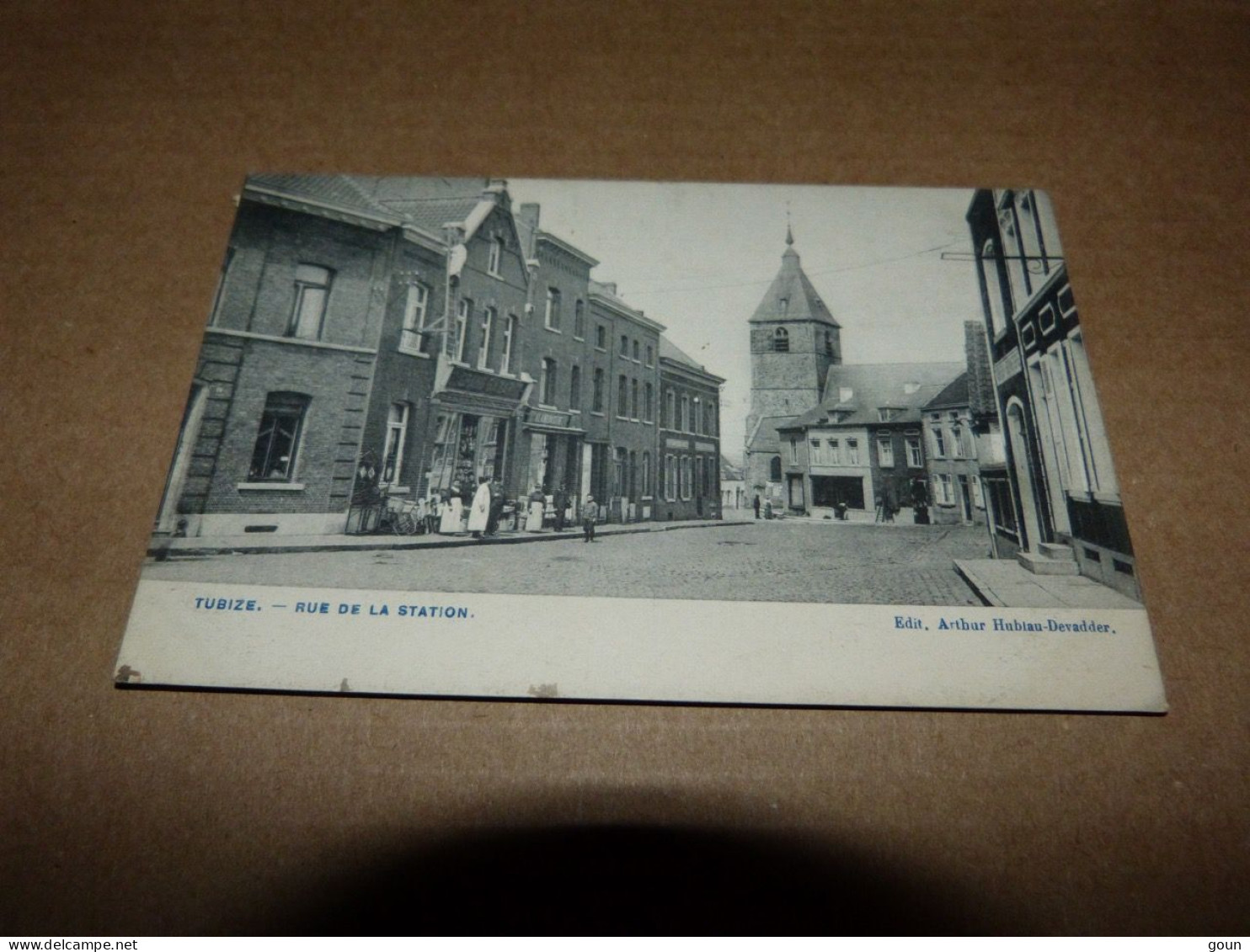 Cpa Tubize Rue De La Station - Tubeke