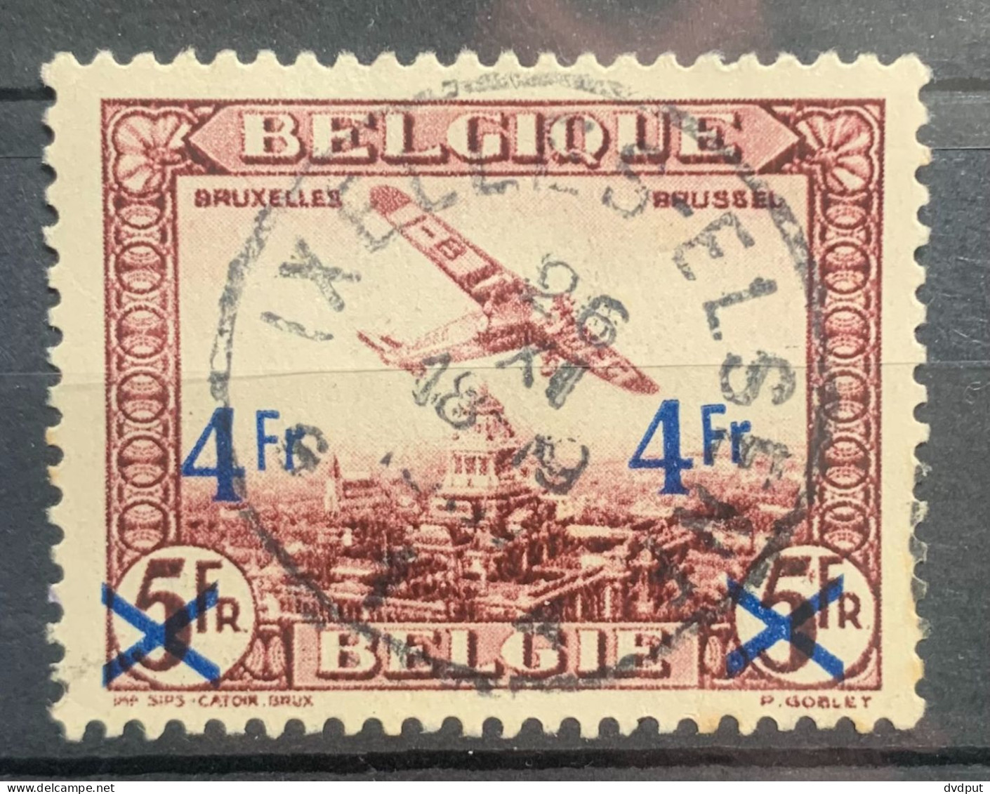 België - 1935, PA7, Gestempeld IXELLES/ELSENE - Afgestempeld