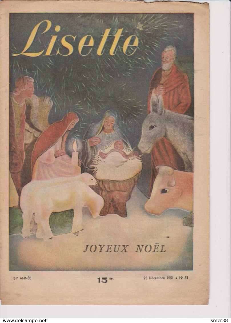 Lisette - Journal Des Fillettes  - 1951  - N°51- 23/12/1951 - Lisette