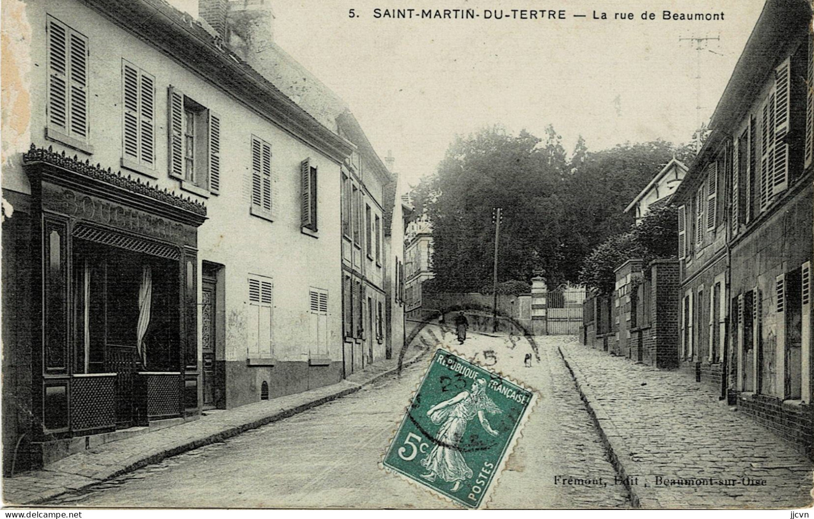 !! - 95 - Val D' Oise - Saint Martin Du Tertre - La Rue De Beaumont - Saint-Martin-du-Tertre