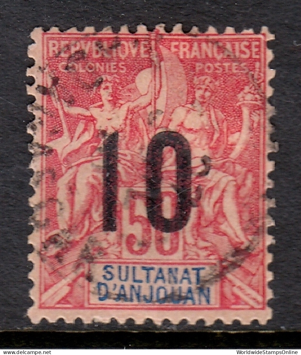 Anjouan - Scott #28 - Used - SCV $6.50 - Used Stamps