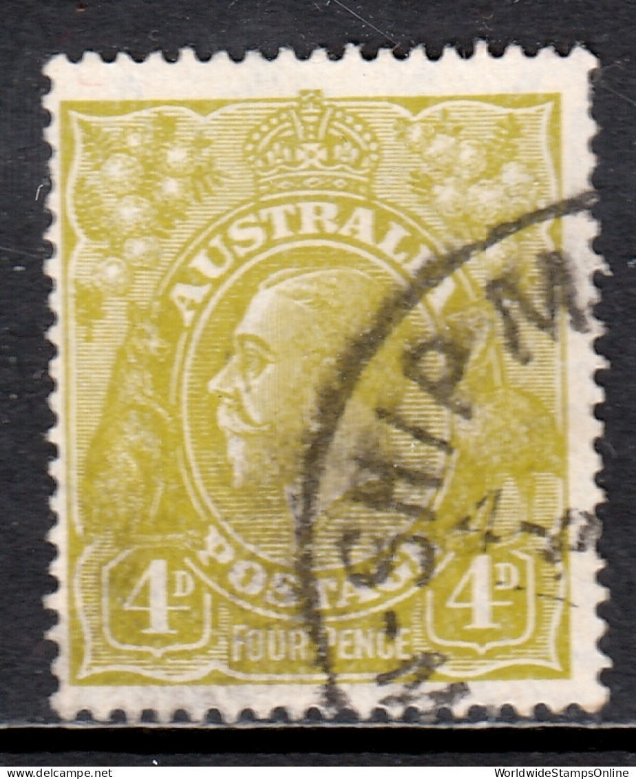 Australia - Scott #73a - P14 - Used - Pulled Perf UR Corner - SCV $50 - Used Stamps