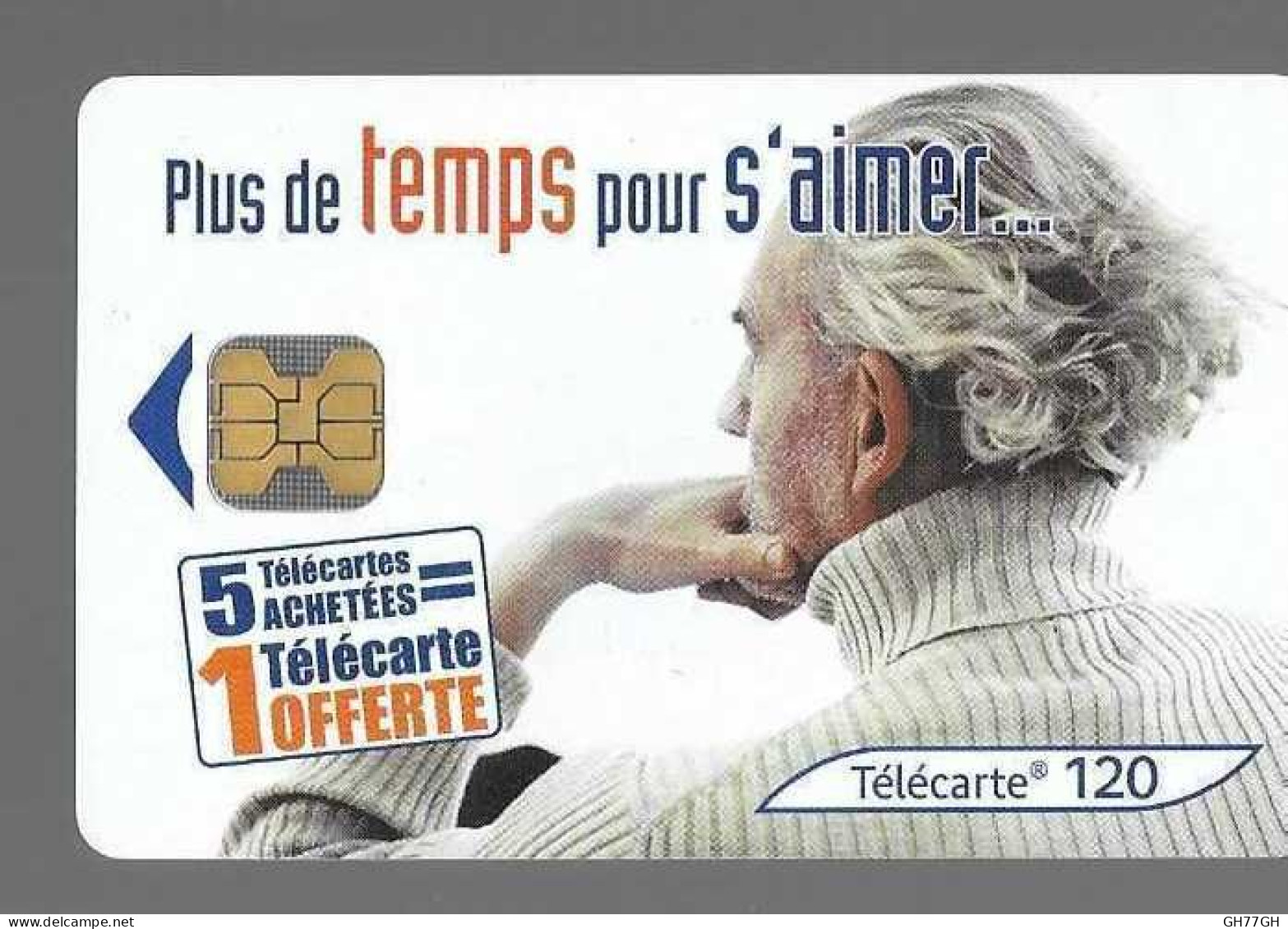 TELECARTE FRANCE TELECOM "PLUS DE TEMPS POUR S'AIMER" - 2001