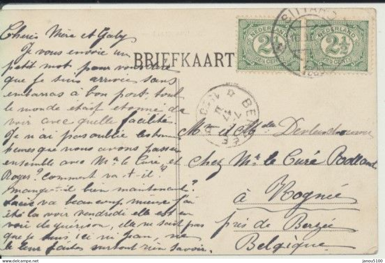 CARTES POSTALES              PAYS-BAS           SITTARD    STATIONSTRAAT         1920. - Sittard