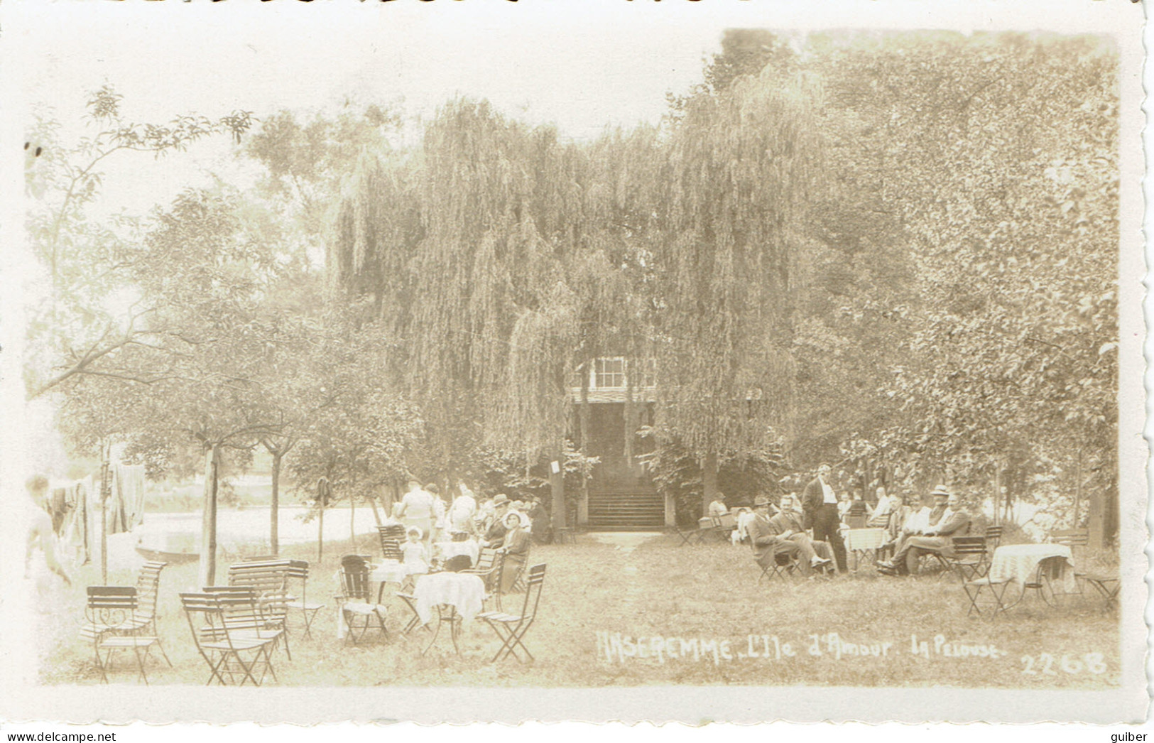 Anseremme Ile D'amour Mosa 2268 La Pelouse (photo Carte) - Dinant