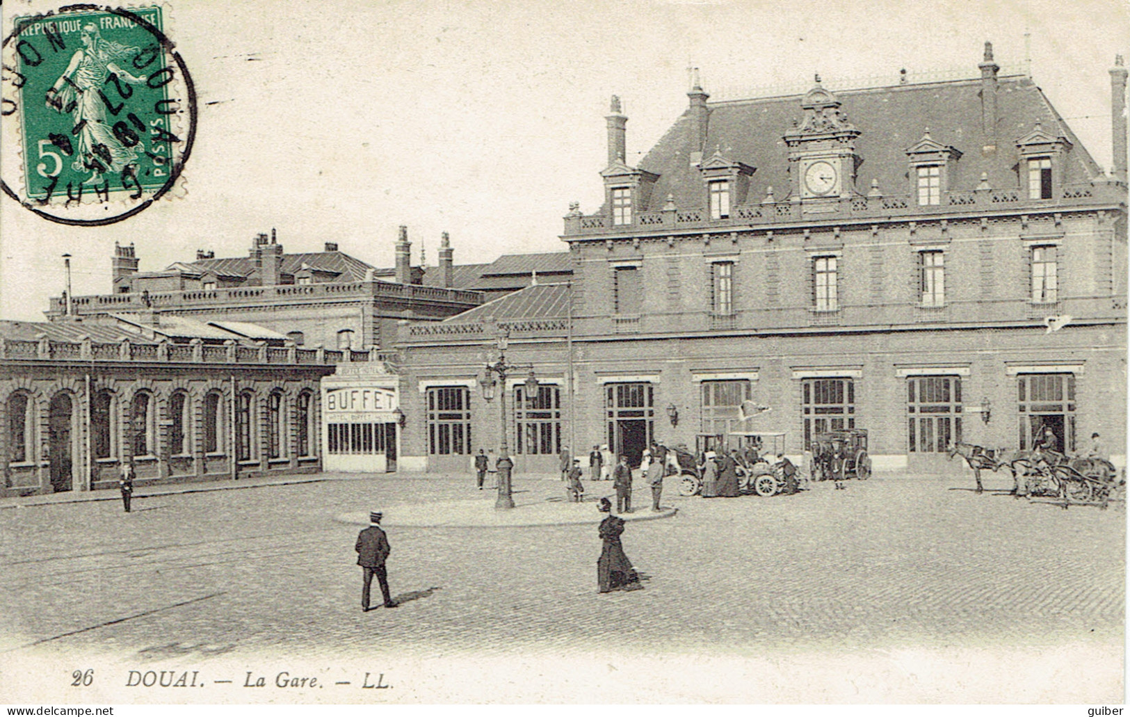 59 Douai La Gare  1913 - Douai