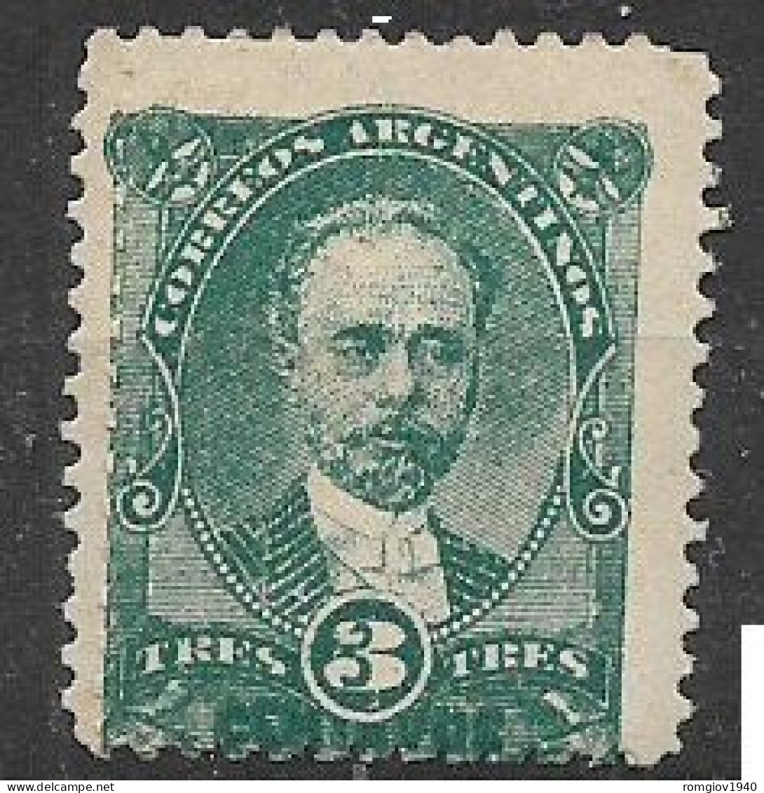 ARGENTINA1888-90 PERSONAGGI CELEBRI YVERT. 62 MLH VF - Nuevos