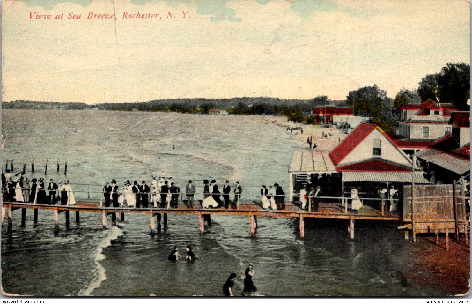New York Rochester View At Sea Breeze 1915 - Rochester