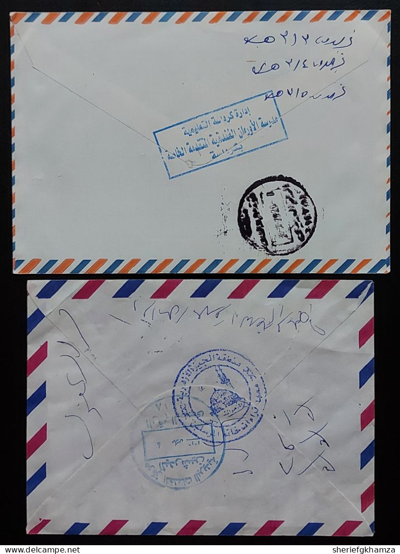 Egypt 2 Covers 2019 With Complete Set Of Egyptian Heritage Costums And Pharaoh's  Stamps Returned To Sender - Lettres & Documents