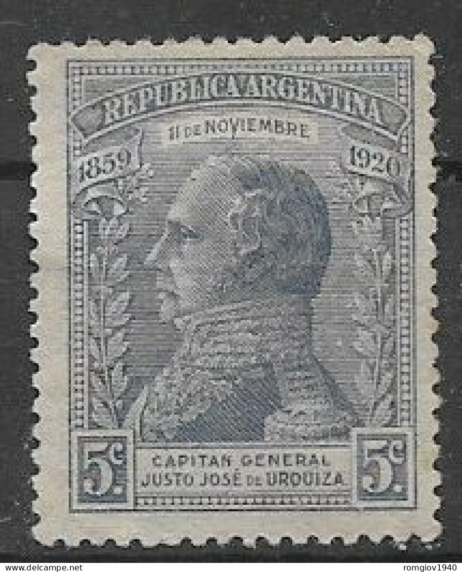 ARGENTINA  1920 SAN JOSE' DE FLORES YVERT. 255 MLH VF - Nuevos