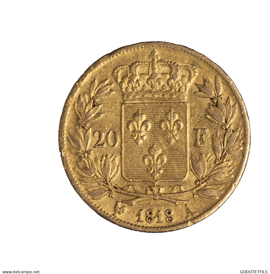 Louis XVIII-20 Francs Or 1818 Paris - 20 Francs (or)