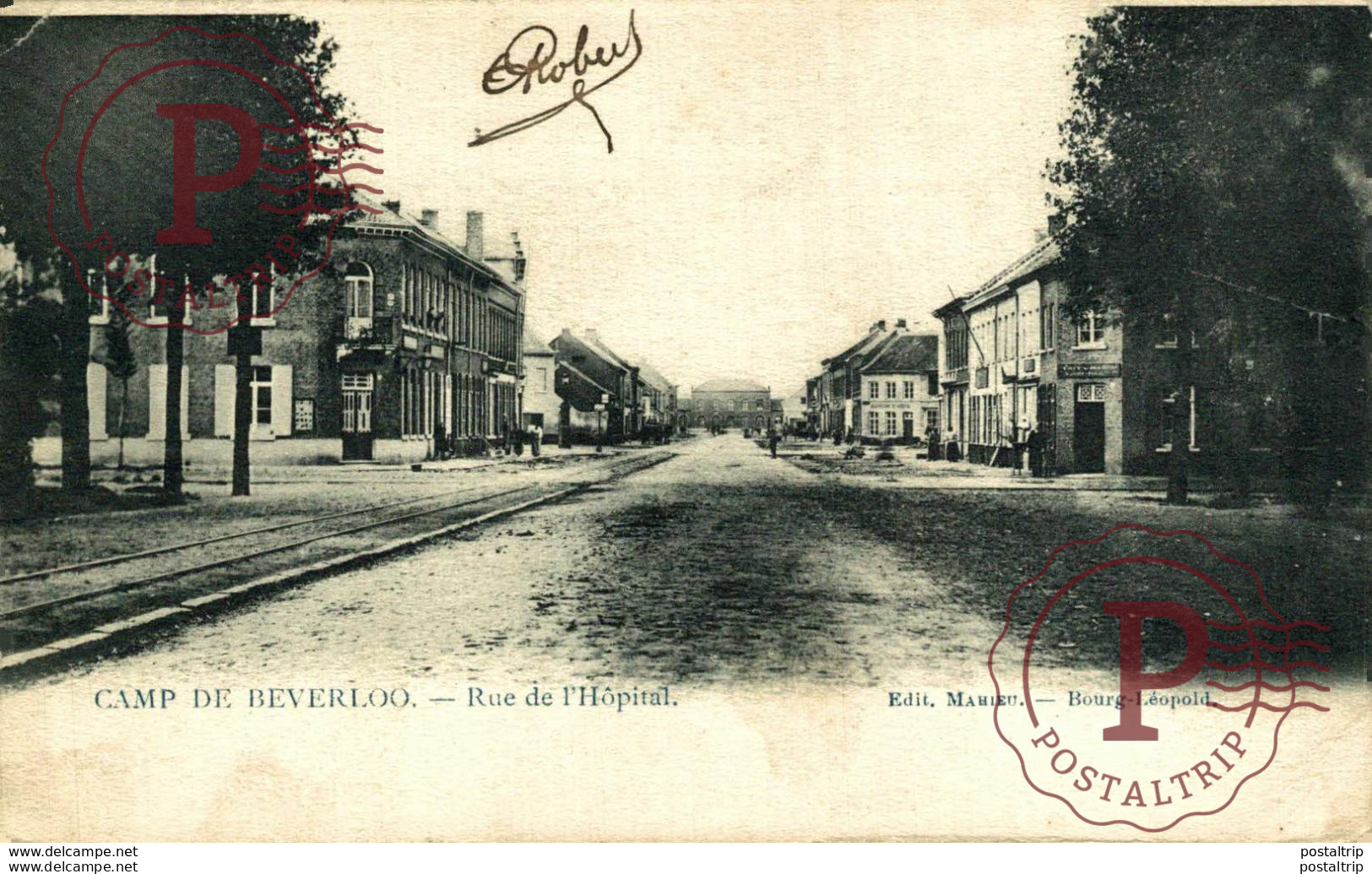 Rue De L'Hopital - Circulé En 1905  BOURG LEOPOLD Camp De BEVERLOO KAMP   WWICOLLECTION - Leopoldsburg (Camp De Beverloo)
