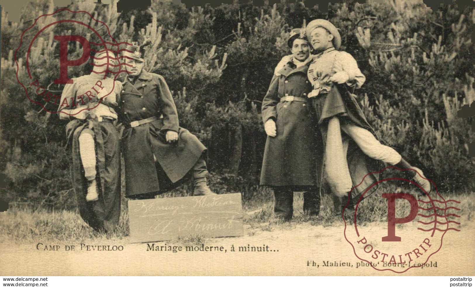 BEVERLOO MARIAGE MODERNE A MINUIT  BOURG LEOPOLD Camp De BEVERLOO KAMP Leopoldsburg  WWICOLLECTION - Leopoldsburg (Camp De Beverloo)