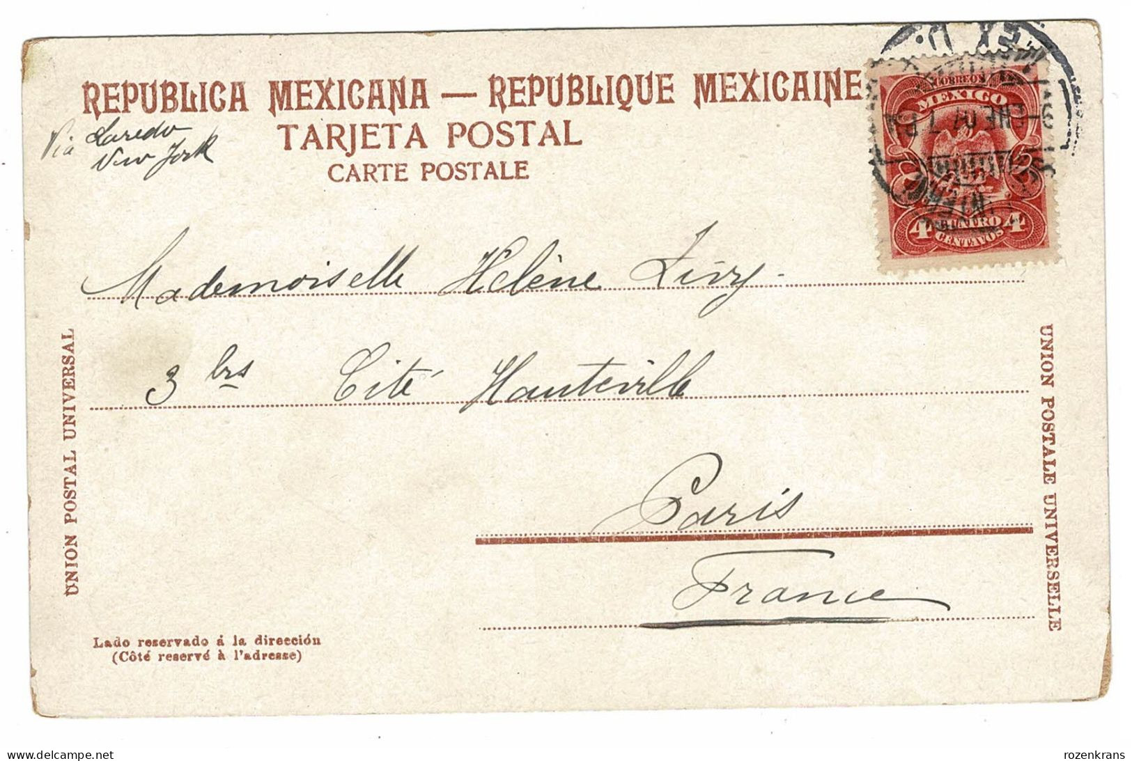 Mexico Mexique Corredor En El Castillo De Chapultepec CPA RARE Old Postcard Carte Postale - Mexiko