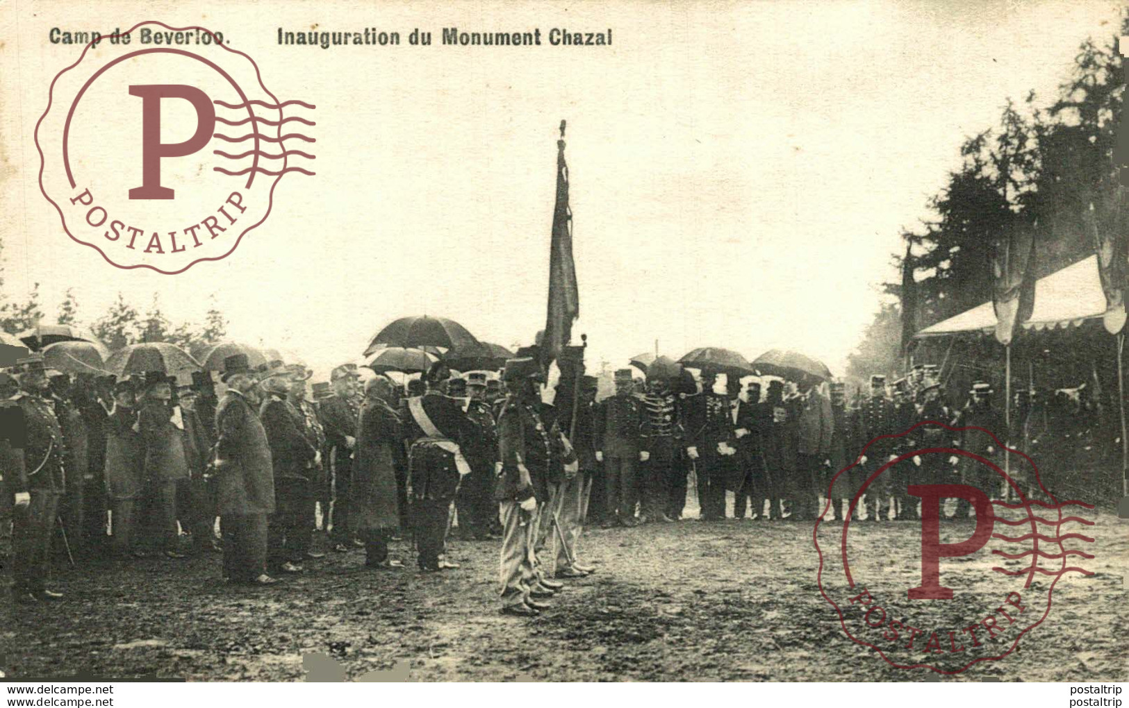 Inauguration Du Monument Chazal LEOPOLDSBURG BOURG LEOPOLD Camp De BEVERLOO KAMP WWICOLLECTION - Leopoldsburg (Camp De Beverloo)
