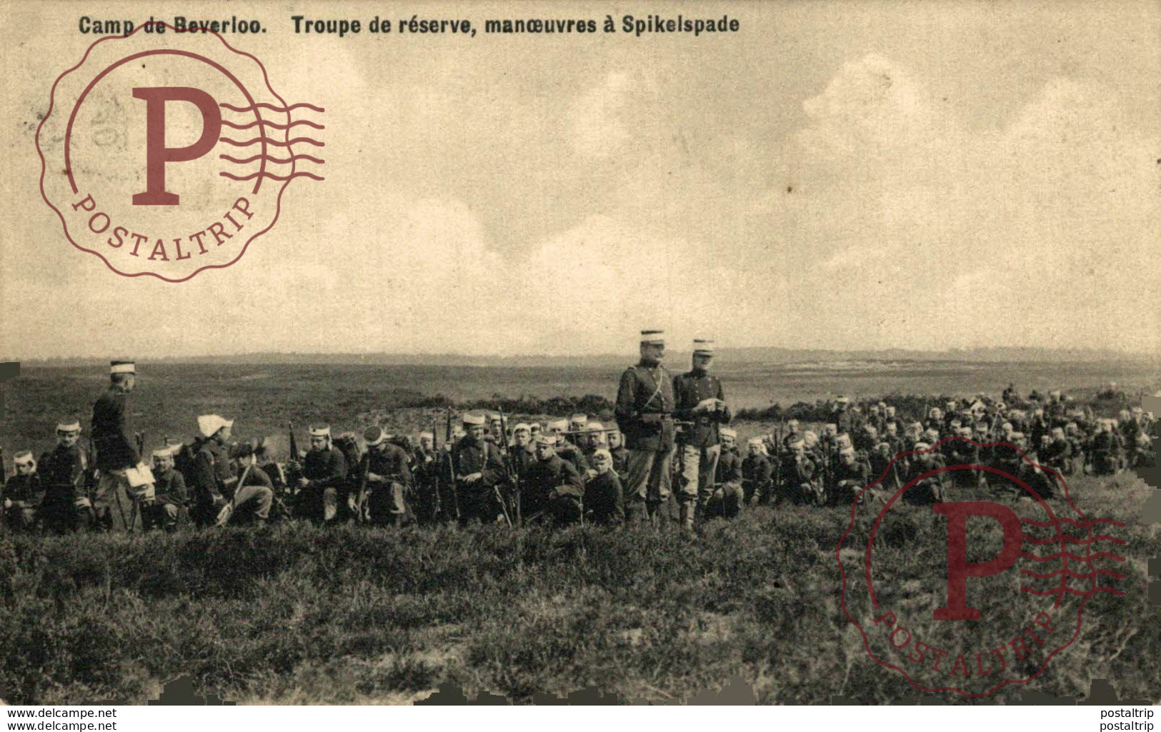 TROUPE DE RESERVE MANOEUVRES A SPIKELSPADE  LEOPOLDSBURG BOURG LEOPOLD Camp De BEVERLOO KAMP WWICOLLECTION - Leopoldsburg (Camp De Beverloo)