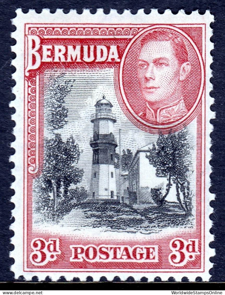 Bermuda - Scott #121 - MH - A Few Short Perfs At Right - SCV $16.00 - Bermuda