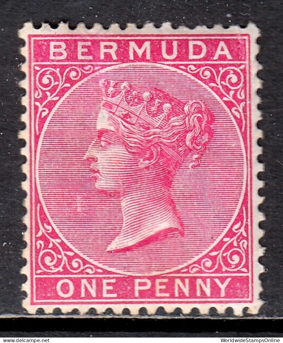 Bermuda - Scott #19 - MH - Gum Wrinkling - SCV $16 - Bermuda